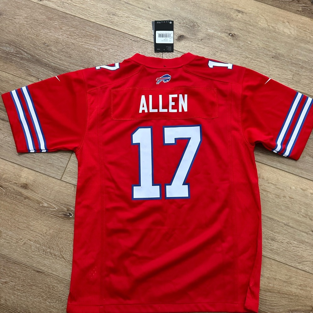 Brand new Buffalo Bills Josh Allen Jersey with tags!  Youth Large
